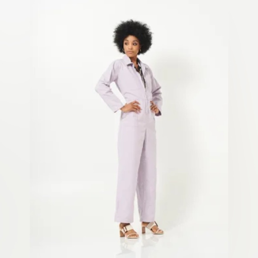 Universal Thread lilac lavender Overalls Jumpsuit - Picture 4 of 4